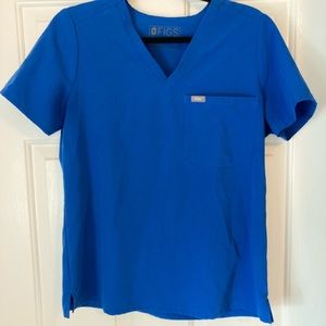 Figs - ROYAL BLUE, Catarina Scrub Top, Women’s Medium